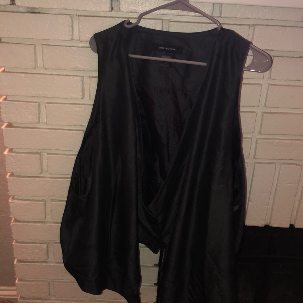 Black double vest